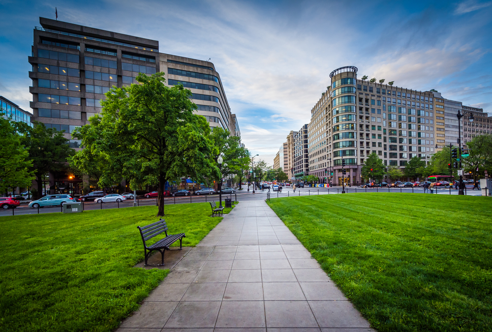 downtown washington dc mcpherson square colonial parking